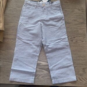 Vineyard Vines Bayside Blue Seersucker Pants 4T